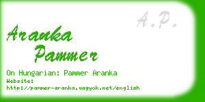 aranka pammer business card